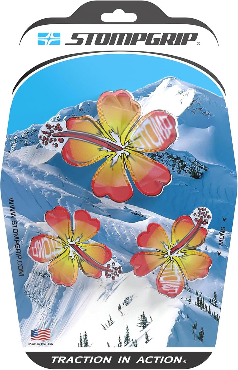 Stompgrip Premium Snowboard Stomp Pad | Hibiscus | 3D Collection | 3D Decal - Image 4